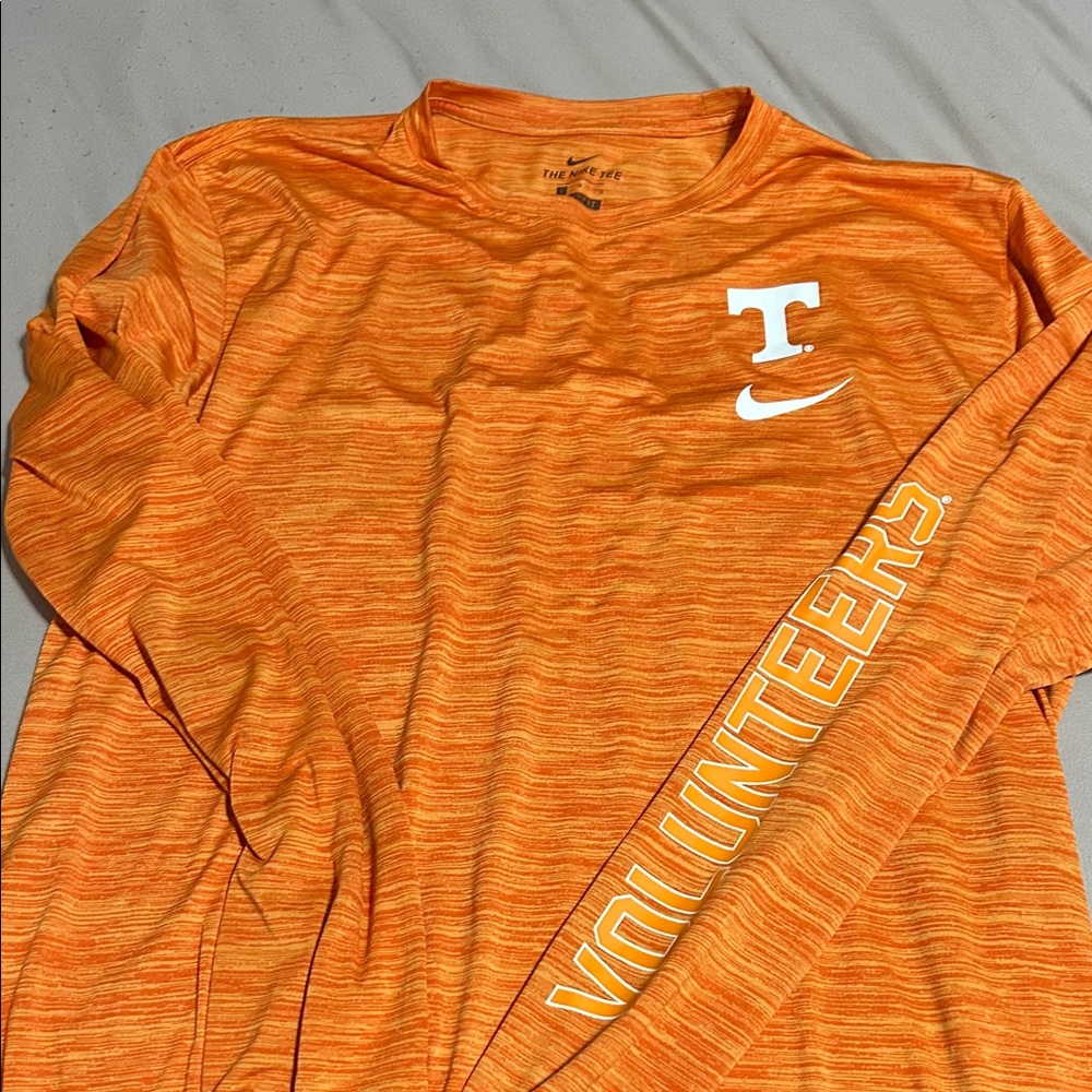 Nike Orange Long Sleeve Tee